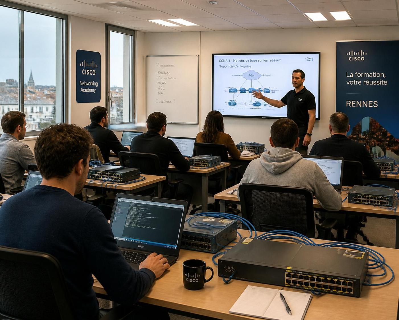 découvrez la formation ccna à rennes et développez les compétences essentielles pour propulser votre carrière dans le domaine des réseaux informatiques.
