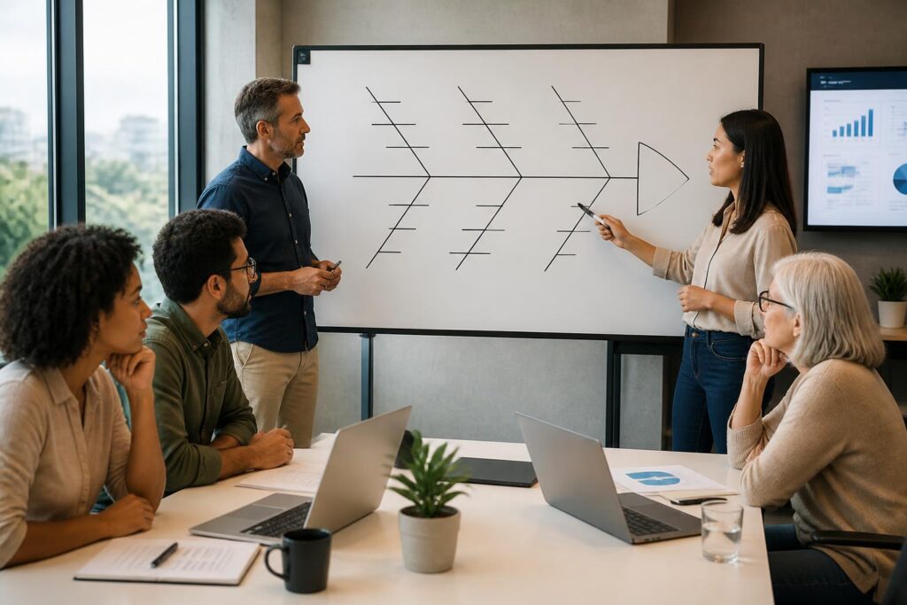 découvrez comment utiliser le diagramme d'ishikawa pour identifier efficacement les causes profondes des problèmes en entreprise et améliorer vos processus.