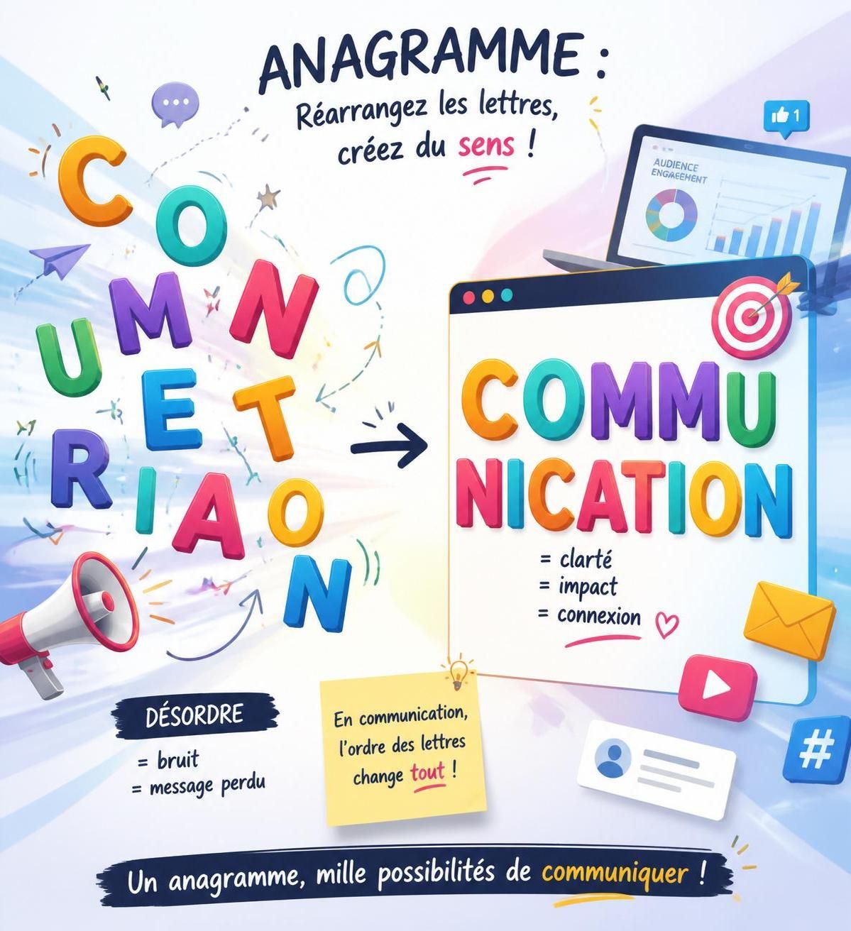 découvrez pourquoi l'anagramme, cet art du jeu de mots, séduit toujours les professionnels du marketing en stimulant créativité et impact dans leurs campagnes.