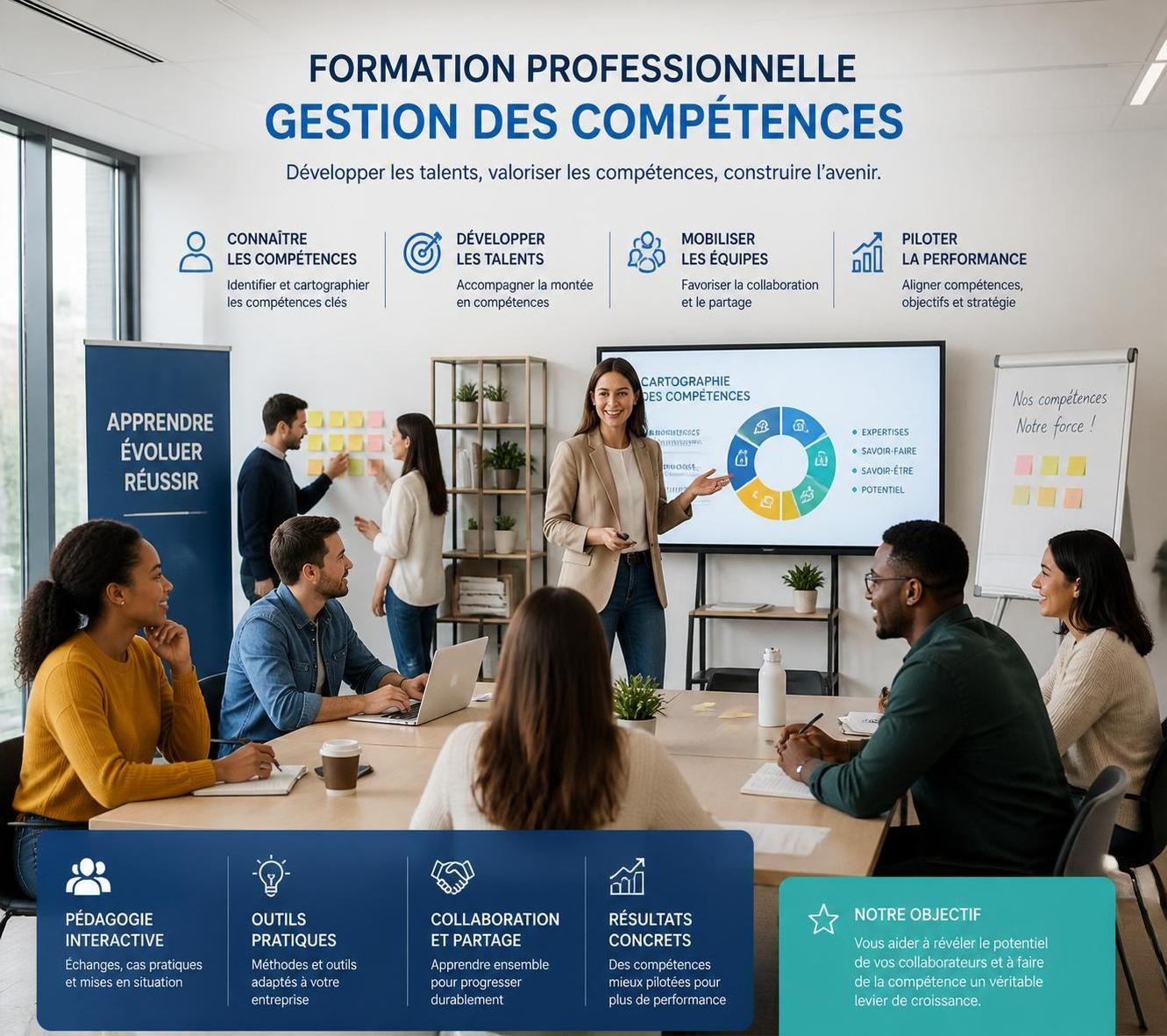 découvrez comment la formation clesence révolutionne la gestion des compétences en entreprise, en optimisant le développement des talents et en boostant la performance collective.