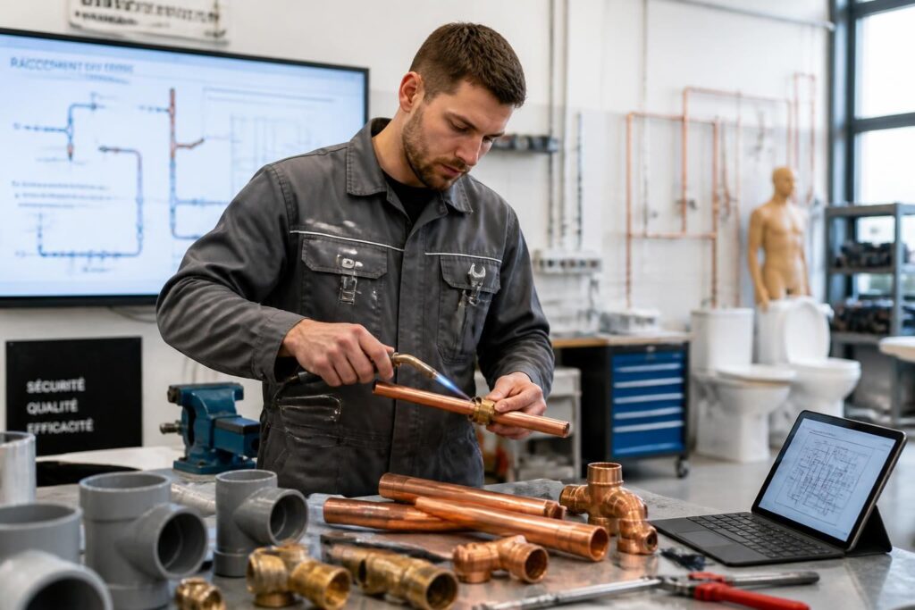 découvrez les compétences essentielles pour réussir dans le métier de plombier, un secteur en forte demande. suivez notre formation plombier pour maîtriser les savoir-faire indispensables et booster votre carrière.