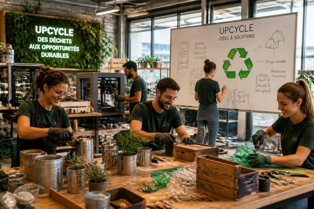 découvrez comment l'upcycling en entreprise permet de transformer les déchets en opportunités durables, favorisant innovation, économie circulaire et responsabilité environnementale.