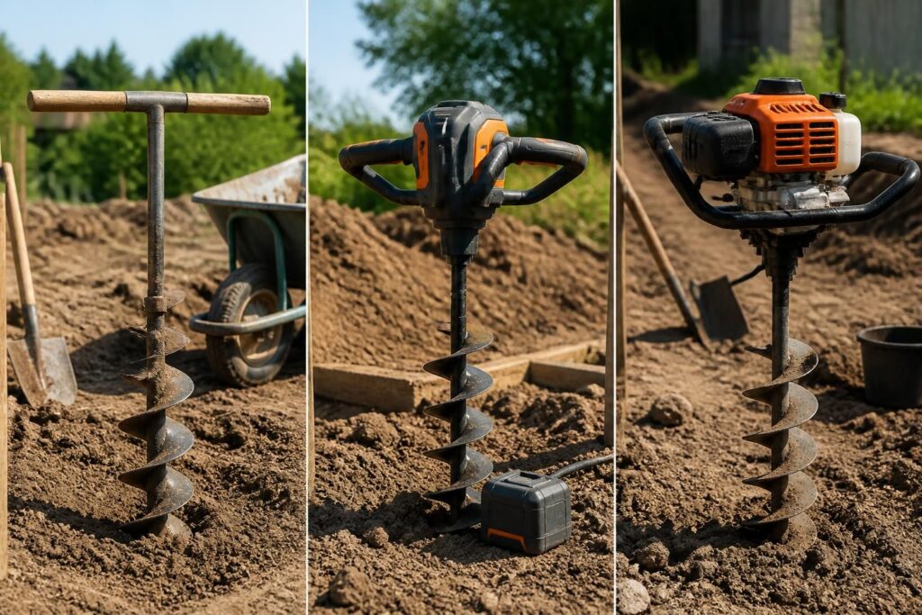 découvrez comment choisir la tarière idéale : manuelle, électrique ou thermique, selon vos besoins de jardinage et vos préférences.